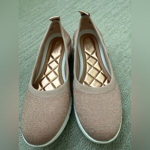 Michael Kors rose gold shoes/flats, size 7M
